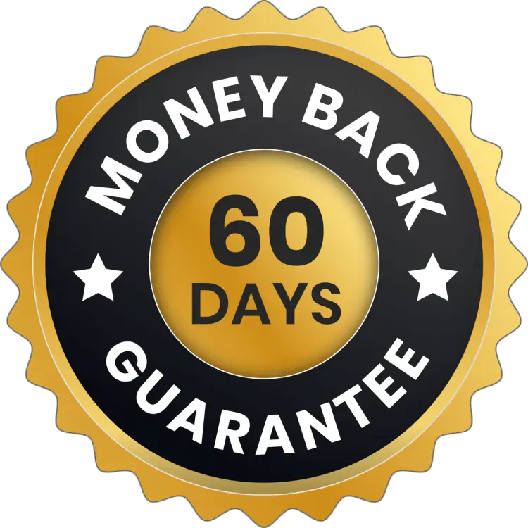 A-confident-customer-holding-a-ProDentim-bottle-benefiting-from-the-60-day-money-back-guarantee.